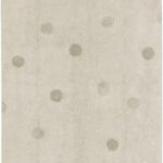 Tapijt Hippy Dots Natural Olive Lorena Canals
