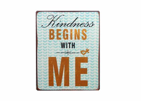 Tekstbord Kindness Begins With Me