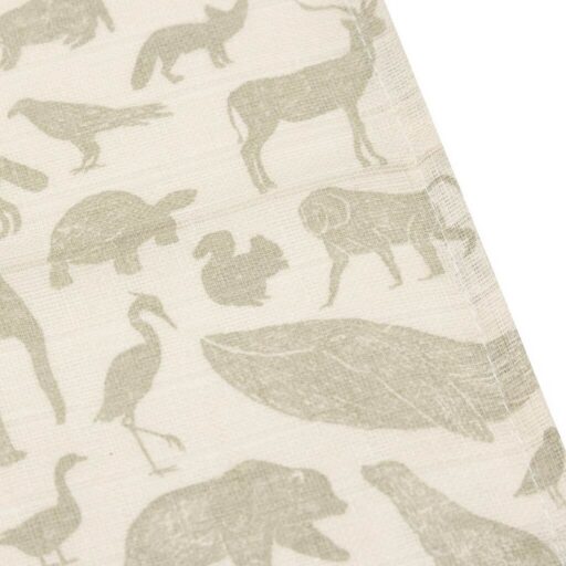 Jollein Tetradoeken Animals Olive Green