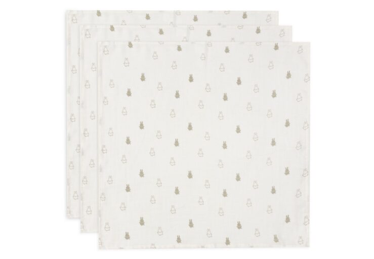Jollein Tetradoeken Happy Miffy Olive Green