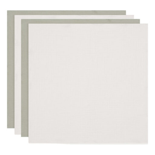 Tetradoeken Olive/Ivory Set 4 Jollein