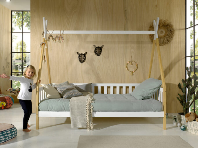 TIPIBED MET OMRANDING 90 X 200 VIPACK