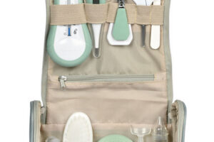 Toilettas Sage Green 9 Accessoires Béaba