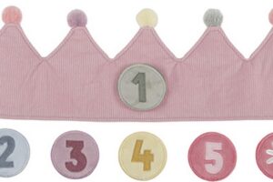 Verjaardagskroon Met Cijfers Roze