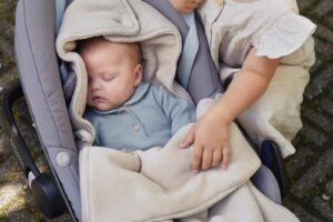 Voetenzak Autostoel 0+ Basic Knit Nougat Jollein