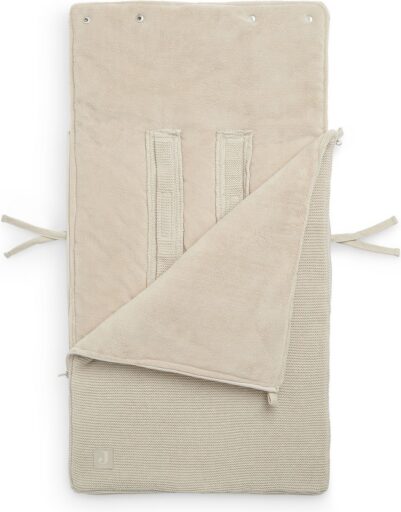 Voetenzak Autostoel 0+ Basic Knit Nougat Jollein