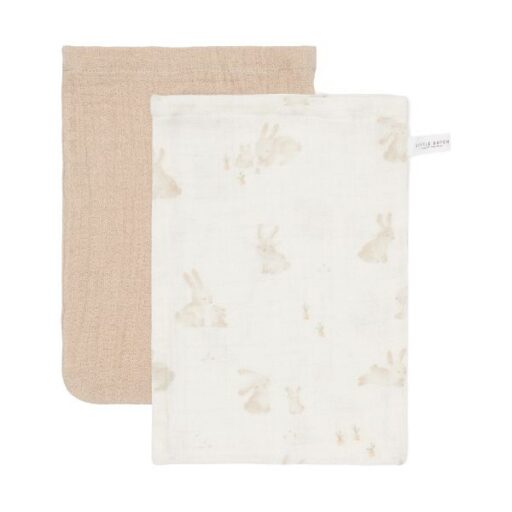 Washandjes Baby Bunny/Pure Beige Little Dutch