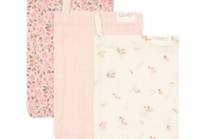 Washandjes Fairy Garden Muslin Set van 3 Little Dutch
