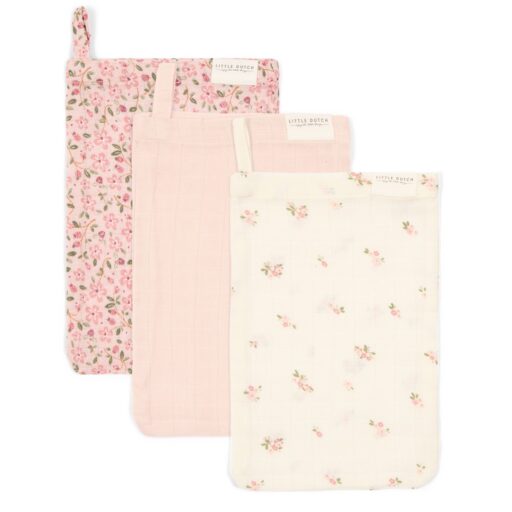 Washandjes Fairy Garden Muslin Set van 3 Little Dutch
