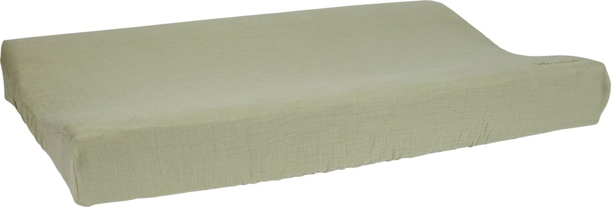 Waskussenhoes Muslin Olijfgroen Little Dutch