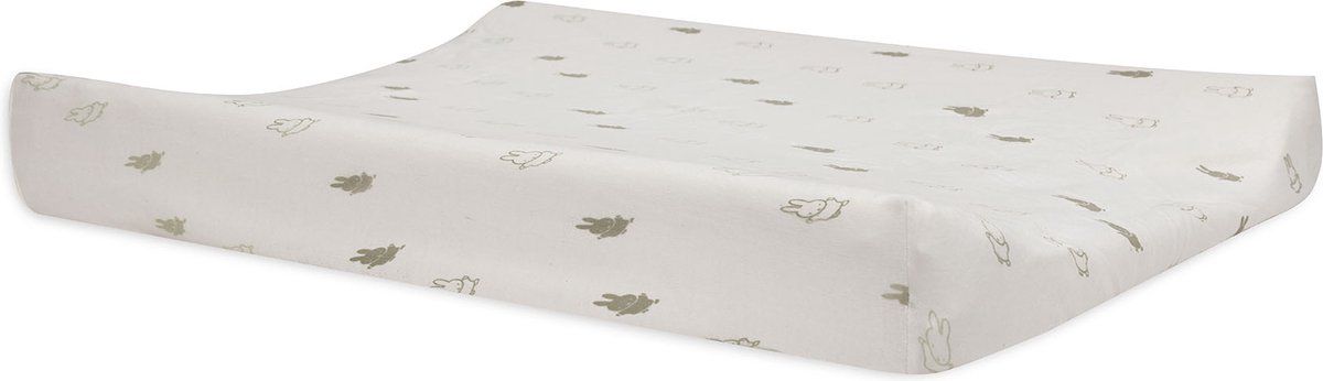 Waskussenhoes Happy Miffy Olive Green Jollein