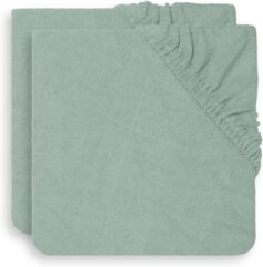 Jollein Waskussenhoes Badstof Ash Green 2-pack