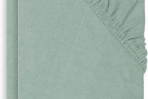 Jollein Waskussenhoes Badstof Ash Green 2-pack