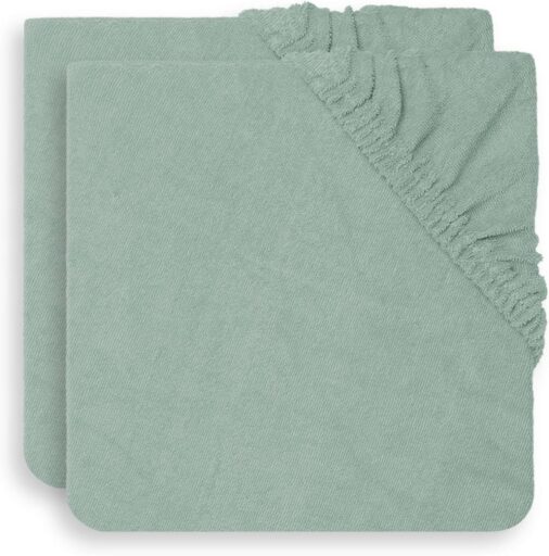 Jollein Waskussenhoes Badstof Ash Green 2-pack