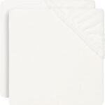 Jollein Waskussenhoes Badstof Ivory 2-pack