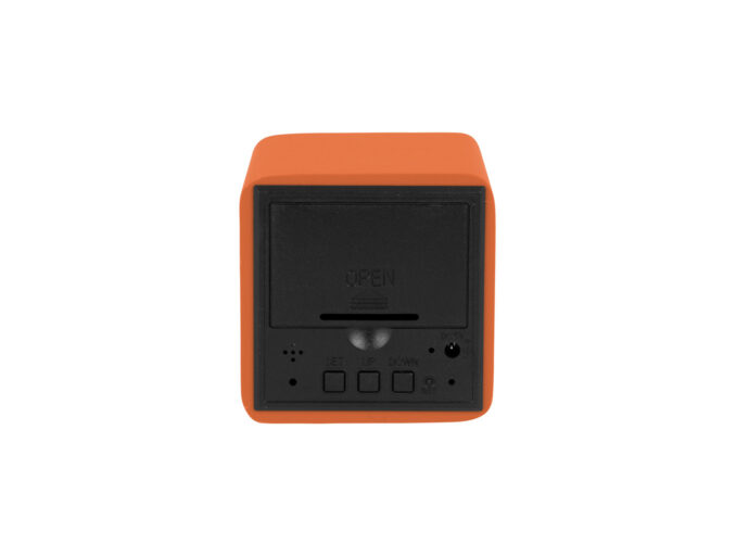 Wekker Spry Square Bright Orange Karlsson