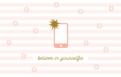 Wenskaart Believe In Yourselfie Leuke Kaartjes
