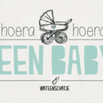 Wenskaart Hoera Een Baby Koets