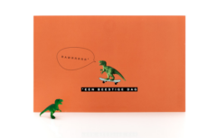 Wenskaart Luckies Dino