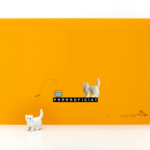 Wenskaart Luckies Kat