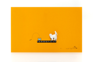 Wenskaart Luckies Kat