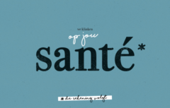 Wenskaart Santé