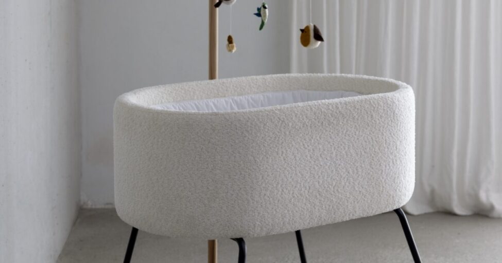 Wiegje Boucle Cream Quax