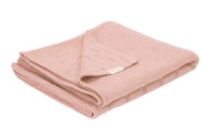 Dekentje Gebreid Pure Pink Blossom Little Dutch