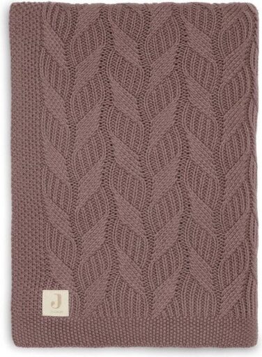 Wiegdeken 75x100cm Spring Knit Chestnut Coral Fleece