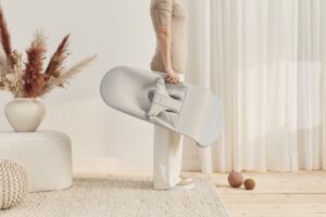 Relax Bliss Lichtbeige 3D Jersey Babybjorn