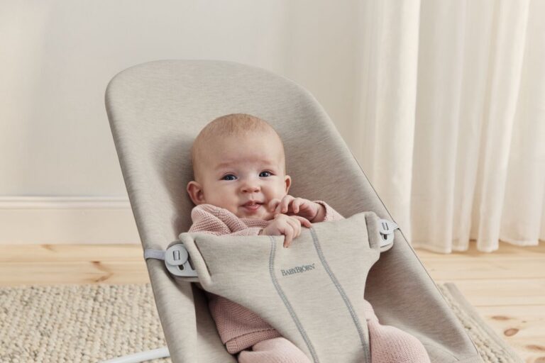 Relax Bliss Lichtbeige 3D Jersey Babybjorn