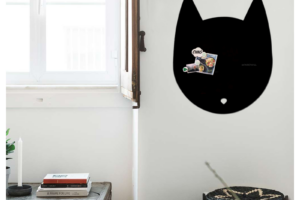 Wonderwall Magneetbord Kat Zwart Large