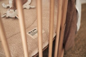 Boxkleed Rond Bouclé Naturel Jollein