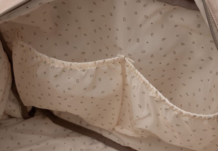 Luiertas Embossed Lily Milky Coffee Jollein