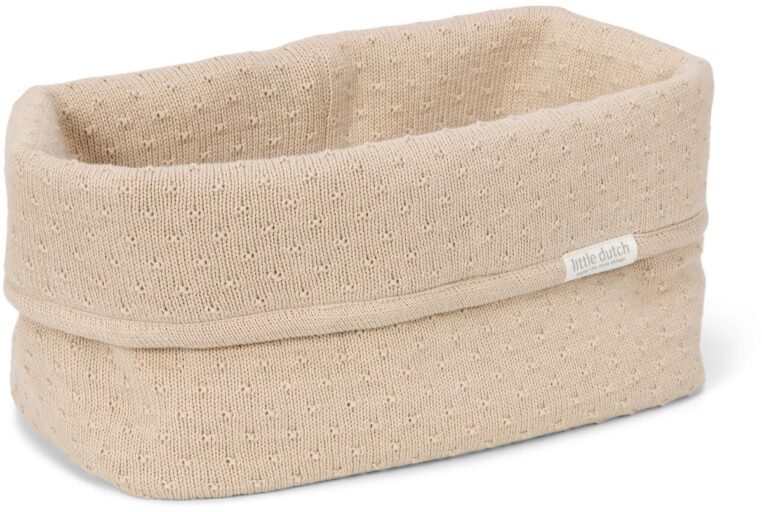 Commodemandje Groot Gebreid Beige Essentials Little Dutch