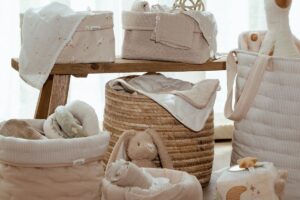 Commodemandje Groot Gebreid Beige Essentials Little Dutch