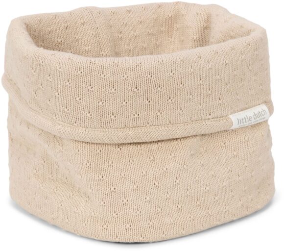 Commodemandje Klein Gebreid Beige Essentials Little Dutch