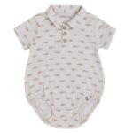 Romper Fin beige baby's only
