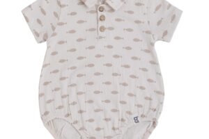 Romper Fin Beige Maat 56 Baby’s Only