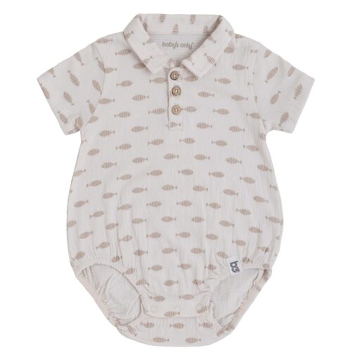Romper Fin Beige Maat 56 Baby’s Only