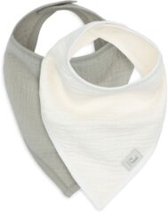 Slabbetjes bandana hydrofiel olive jollein
