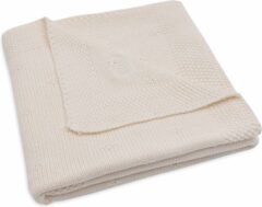 Dekentje cosy knit ivory jollein