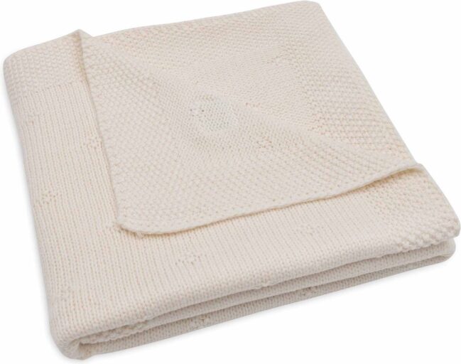 Dekentje Cosy Knit Ivory Jollein